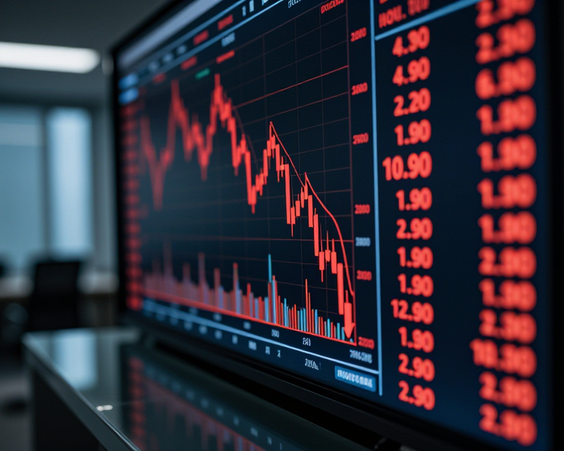 Stock Market Decline Visual