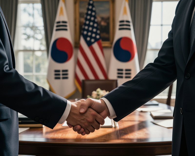 Diplomatic Meeting Atmosphere