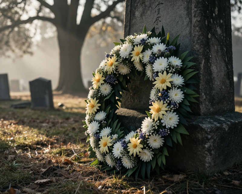 Solemn Memorial Atmosphere