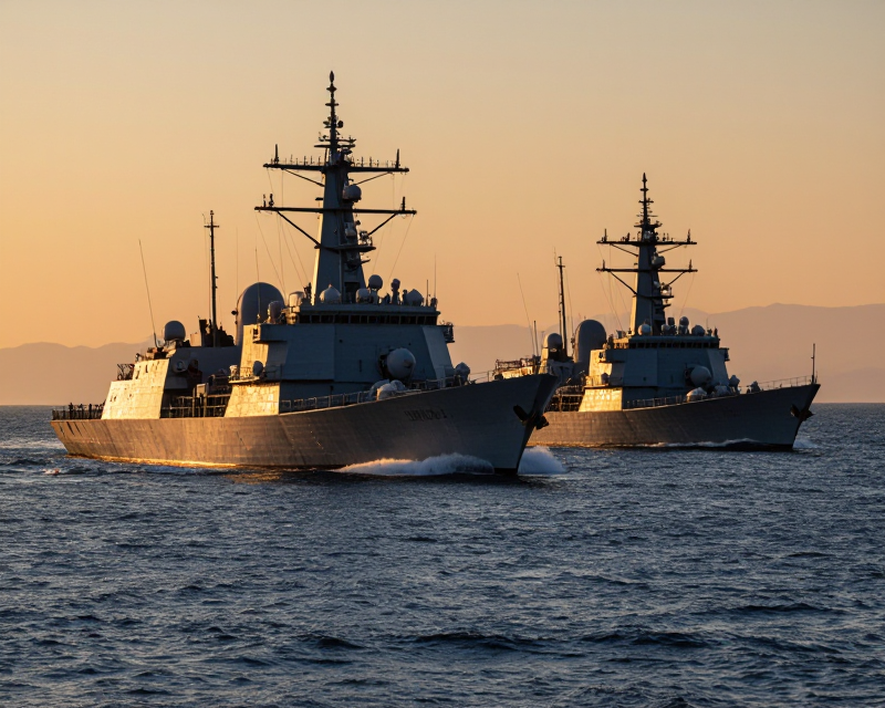 South Korean and US Naval Alliance