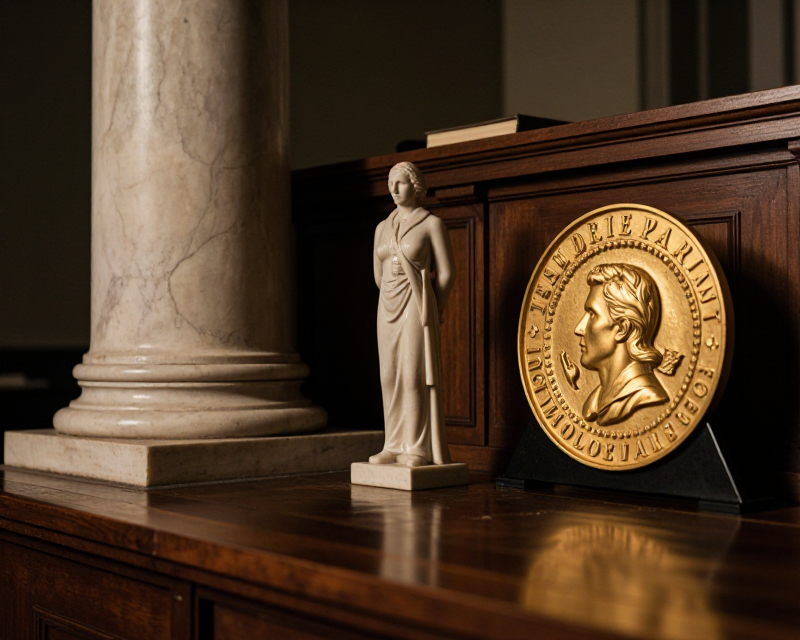 Symbolic representation of political tension and separation of powers