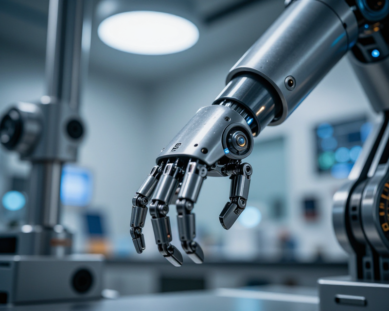 Futuristic Humanoid Robot Detail