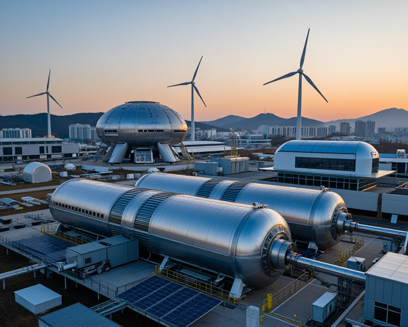 Futuristic South Korean Industrial Vision